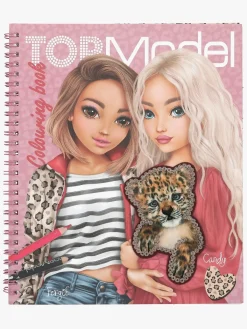 Kreativt Legetøj-TOPModel TOP Model LEOHEART Malebog med Pailletter