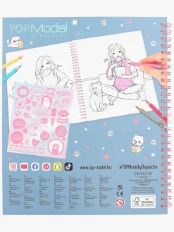 Kreativt Legetøj-TOPModel TOP Model Malebog Cutie Star