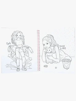 Kreativt Legetøj-TOPModel TOP Model Malebog Cutie Star