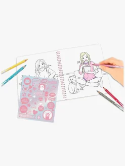 Kreativt Legetøj-TOPModel TOP Model Malebog Cutie Star