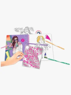 Kreativt Legetøj-TOPModel TOP Model Malebog med Pailletter