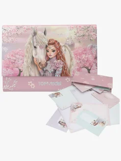 Kreativt Legetøj-TOPModel Brevpapir i Mappe Viva Violet