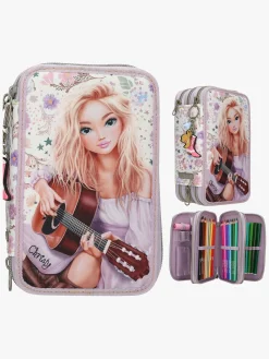 Kreativt Legetøj-TOPModel COWGIRL Penalhus med 3 Rum Lyserød