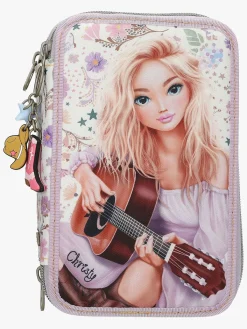 Kreativt Legetøj-TOPModel COWGIRL Penalhus med 3 Rum Lyserød