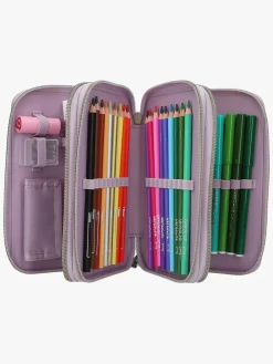 Kreativt Legetøj-TOPModel COWGIRL Penalhus med 3 Rum Lyserød