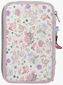 Kreativt Legetøj-TOPModel COWGIRL Penalhus med 3 Rum Lyserød