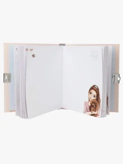 Kreativt Legetøj-TOPModel Dagbog med Hjertelås DOGGY Lyserød