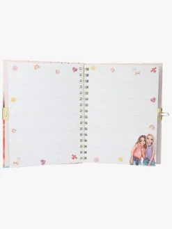 Kreativt Legetøj-TOPModel Dagbog med Hjertelås & Armbånd Lyserød