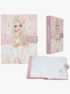 Kreativt Legetøj-TOPModel Dagbog med Kode & Musik Ballet Lyserød