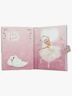 Kreativt Legetøj-TOPModel Dagbog med Kode & Musik Ballet Lyserød