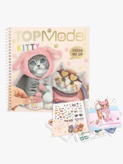 Kreativt Legetøj-TOPModel Dress Me Up Klistermærkebog Kitty