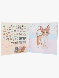 Kreativt Legetøj-TOPModel Dress Me Up Klistermærkebog Kitty