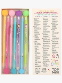 Kreativt Legetøj-TOPModel Farveblyanter med Pomponer