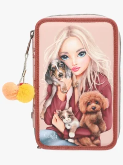 Kreativt Legetøj-TOPModel FUR-EVER FRIENDS Penalhus med 3 Rum Lyserød