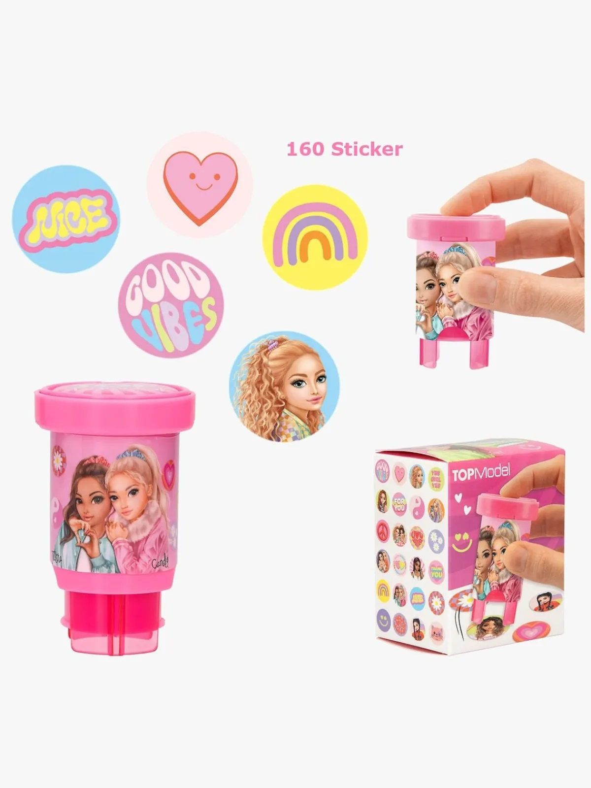 Kreativt Legetøj-TOPModel Klistermærkestempel