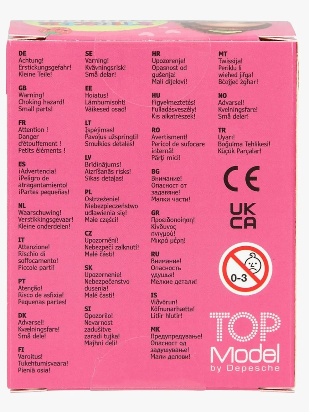 Kreativt Legetøj-TOPModel Klistermærkestempel