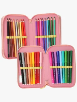 Kreativt Legetøj-TOPModel Penalhus med 3 Rum Juicy Flerfarvet