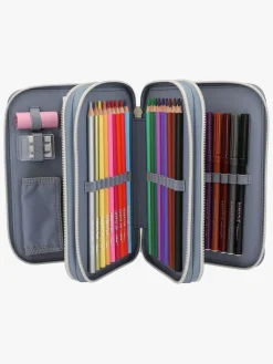 Kreativt Legetøj-TOPModel Penalhus med 3 Rum Cat Love Blå