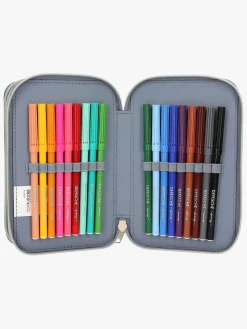 Kreativt Legetøj-TOPModel Penalhus med 3 Rum Cat Love Blå