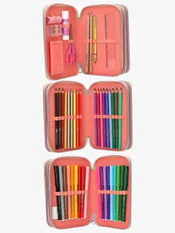 Kreativt Legetøj-TOPModel Penalhus med 3 Rum Girl Power Flerfarvet