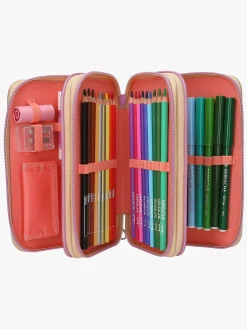 Kreativt Legetøj-TOPModel Penalhus med 3 Rum Girl Power Flerfarvet