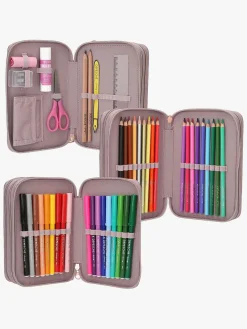 Kreativt Legetøj-TOPModel Penalhus med 3 Rum Viva Violet Lyserød