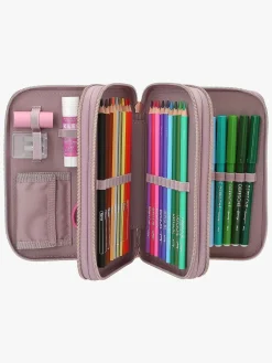 Kreativt Legetøj-TOPModel Penalhus med 3 Rum Viva Violet Lyserød