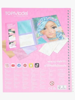 Kreativt Legetøj-TOPModel Stick & Shine Malebog