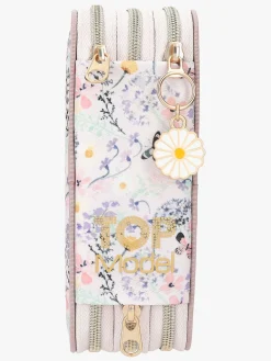 Kreativt Legetøj-TOPModel SUMMER FEELING Penalhus med 3 Rum, Light pink Lyserød