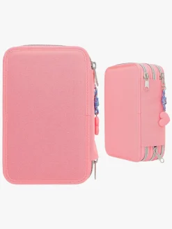 Kreativt Legetøj-TOPModel Tredelt Penalhus med Pailletter Lyserød