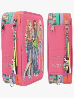 Kreativt Legetøj-TOPModel Tredelt Penalhus Joy Lyserød