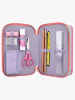 Kreativt Legetøj-TOPModel Tredelt Penalhus Snap Shots Lilla/Flerfarvet