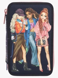 Kreativt Legetøj-TOPModel Tredelt Penalhus City Girls Blå