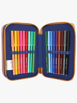 Kreativt Legetøj-TOPModel Tredelt Penalhus City Girls Blå