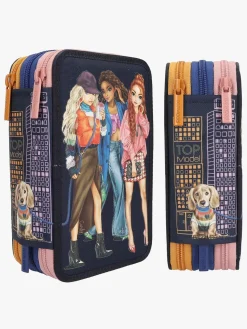 Kreativt Legetøj-TOPModel Tredelt Penalhus City Girls Blå