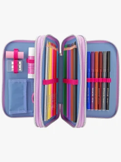 Kreativt Legetøj-TOPModel Tredelt Penalhus Flash Blå