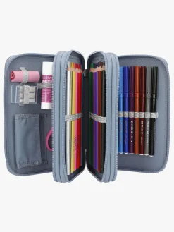 Kreativt Legetøj-TOPModel Tredelt Penalhus Wolf Flerfarvet