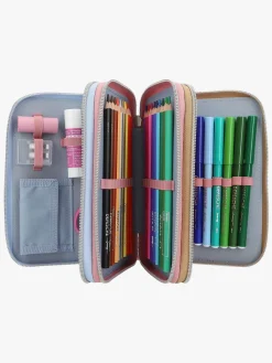 Kreativt Legetøj-TOPModel Tredelt Penalhus Team Teddy Beige