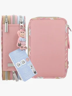 Kreativt Legetøj-TOPModel Tredelt Penalhus Team Teddy Beige