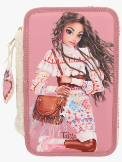 Kreativt Legetøj-TOPModel Tredelt Penalhus Cosy Lyserød