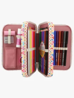 Kreativt Legetøj-TOPModel Tredelt Penalhus Cosy Lyserød