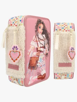 Kreativt Legetøj-TOPModel Tredelt Penalhus Cosy Lyserød