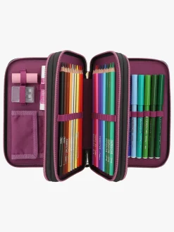 Kreativt Legetøj-TOPModel Tredelt Penalhus Rebel Kitty Flerfarvet