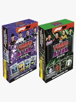 Spil & Puslespil-Topps Formula 1 Samlekort Turbo Attax Mega Tin Lightning Lids & Shakedowns - Blandede