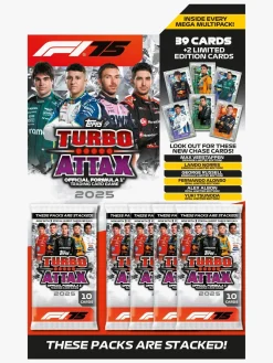 Spil & Puslespil-Topps Formula 1 Samlekort Turbo Attax Mega Multi Pack