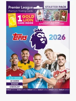 Spil & Puslespil-Topps Premier League Samlekort Startpakke 10 Stk.
