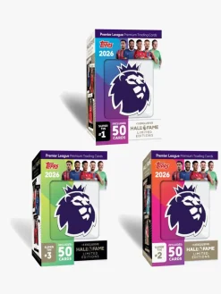 Spil & Puslespil-Topps Premier League Samlekort Startpakke Super Tin 53 Stk.
