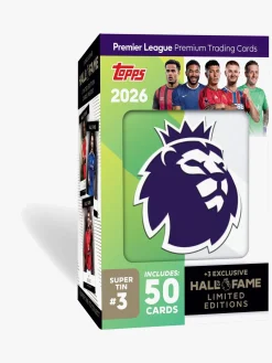 Spil & Puslespil-Topps Premier League Samlekort Startpakke Super Tin 53 Stk.
