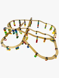 Togbaner & Legeborde-TOY2TrackConnector TOY2 Track Connector Builder Set XL Koblinger, Multifarvet