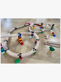 Togbaner & Legeborde-TOY2TrackConnector TOY2 Track Connector Builder Set Koblinger